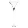Copa decorativa martini de cristal para alquilar